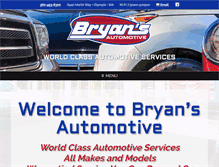 Tablet Screenshot of bryansautomotive.com